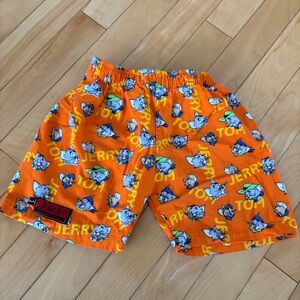 Vintage Kid’s Tom & Jerry Cartoon Shorts Orange